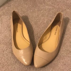 Gianni Bini Nude Pointy-Toe Flats